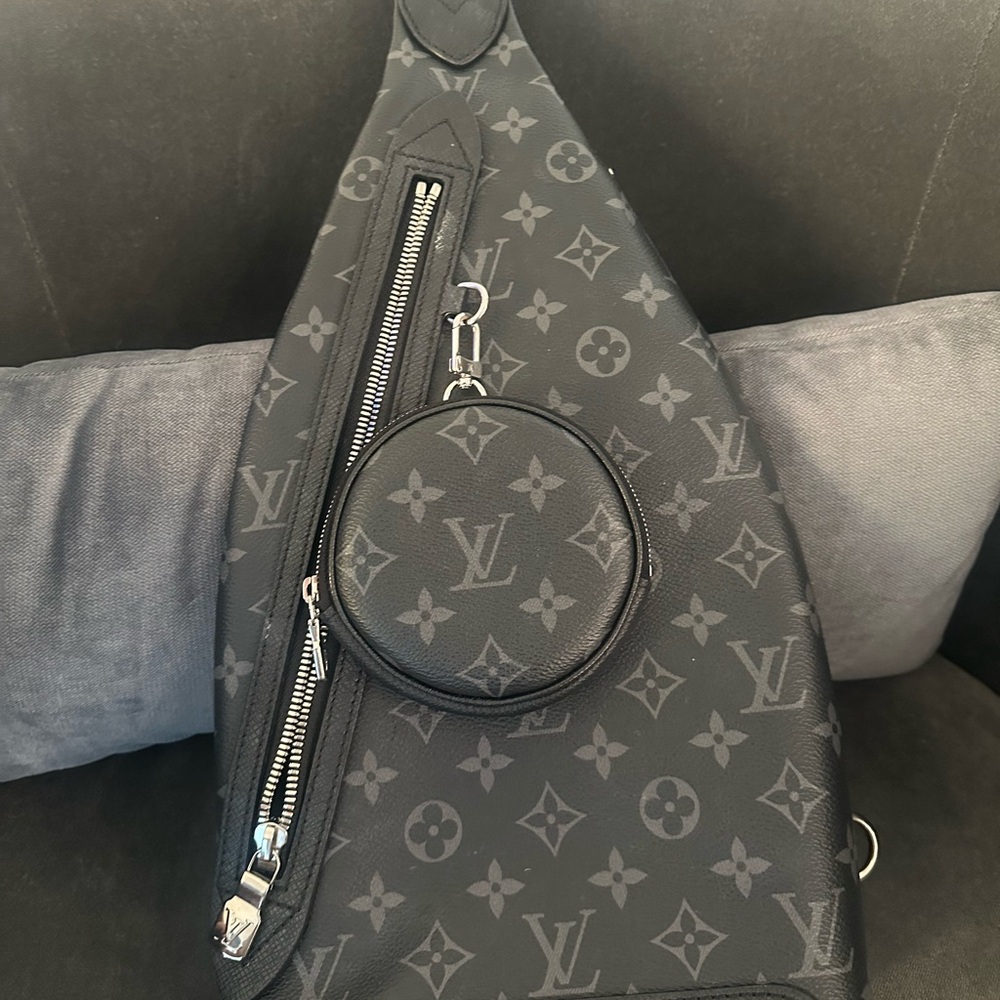 Louis Vuitton Black Monogram Duo Slingbag M30936